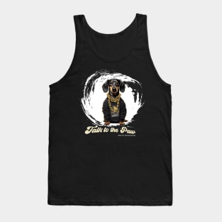 Talk To The Paw Tank Top